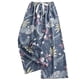 thumbnail image 1 of TaTaai Women's Elastic Waist Ankle Length Lounge Pants Printed 9/10 Length Long Pants Casual Home Soft Non See Through Bottoms Relax Fit Daily Wear Gift, 1 of 2