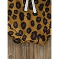 thumbnail image 7 of Baby Summer Clothes Short Sleeved Letter Romper + Drawstring Leopard Shorts 2 Piece Outfits Set, 7 of 7