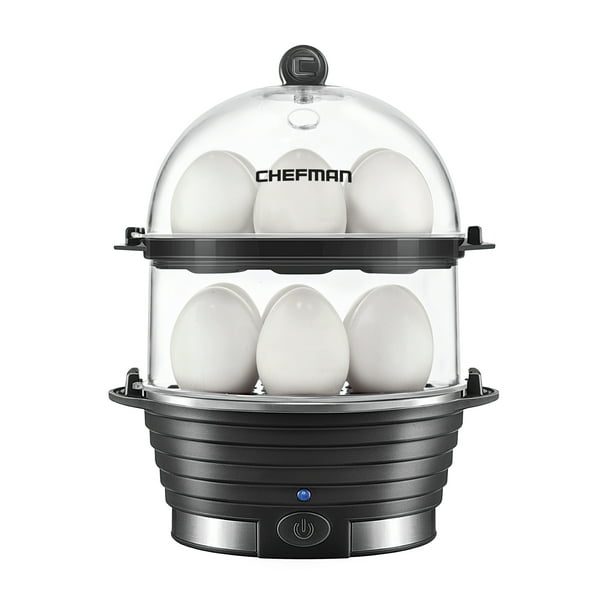 Chefman Double Decker Electric Egg Cooker/Boiler, Rapid EggMaker