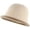 Beige, variant on CoCopeaunts Dome Bucket Hat Women Matching Knitting Hats Warm Roll-up Brim Outdoor Fisherman Cap Shade Keep Warm