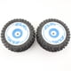 thumbnail image 4 of Neumáticos de coche RC Sunnimix 2x Neumáticos delanteros Car Hobby Ensamblaje Repuestos de automóvil Mejora RC para Wltoys 124017, 4 of 8