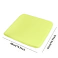 thumbnail image 3 of XYAIYT Comfortable Polyester Seat Cushion Set of 2-Solid Color Chair Pads for Dining,Study,or Office,16x16 inches,Fart-Proof Design for Long Sitting-Yellow, 3 of 3