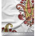 thumbnail image 1 of Soimoi Rayon Crepe Fabric Floral & Paisley Block Print Fabric by The Yard 46 Inch Wide, 1 of 3