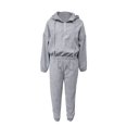 thumbnail image 4 of Kaemgyyd Women 2 Piece Tracksuit Corduroy Half Zip Long Sleeve Hooded Sweatshirt and Sweatpants Two Pieces Outfits Sweatsuit Set, 4 of 7
