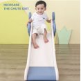 thumbnail image 2 of O'force Children's Folding Slides with Stairs,Outdoor Small Children's Slide Toys Multifunctional Toys,Blue/ Toddler Folding Slide Plastic Kids Slide for Toddlers Age 1-3 Indoor Slide Children Climber, 2 of 6