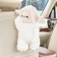 thumbnail image 4 of Yvsxxv Car Tissue Holder, Cute Lamb Tissue Box Cover Hanging Plush Paper Storage Holder Napkin Box Tissue Dispenser for Home Office Car Decoration, 4 of 7