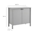 thumbnail image 3 of Emmeline Sideboard Cabinet in Light Gray, 3 of 9