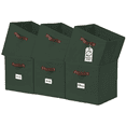 thumbnail image 1 of DECOMOMO Cubo de Almacenamiento de 11 Pulgadas, Cubo de Tela, Cubos Organizadores (Verde Oliva, Juego de 6), 1 of 8