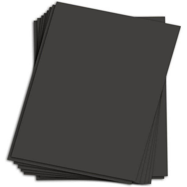4" X 6" Black Chipboard Cardboard Medium Weight Chipboard Sheets 25