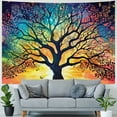 thumbnail image 4 of ONETECH Tree of Life Tapestry Aesthetic Tree Tapestry Forest Tree Tapestry Wall Hanging for Living Bedroom, 4 of 6