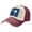 Dark Red, variant on South Carolina Flag Distressed Baseball Cap Dad Hats for Men Women Vintage Trucker Hat Low Profile Ball Caps