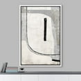 thumbnail image 2 of IDEA4WALL Framed Canvas Wall Art Grunge Retro Industrial Geometric Eye Abstract Digital Art Nordic Multicolor Boho Print Contemporary for Living Room, Bedroom, Office - White 16"x24", 2 of 5