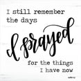 thumbnail image 3 of Imperfect Dust 12x12 Black Modern Framed Museum Art Print Titled - I Prayed, 3 of 5