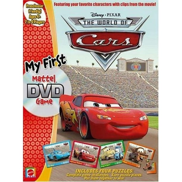 Disney The World Of Cars Dvd Game Includes 4 Puzzles Challenges Walmart Com Walmart Com