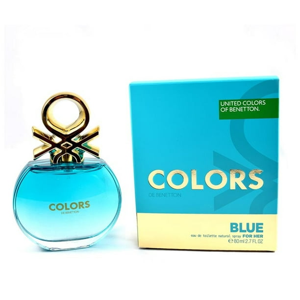 Colors De Benetton Blue Eau De Toilette Spray By Benetton 2.7 oz ...