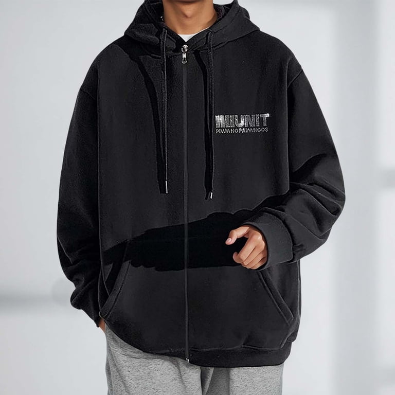 Angel Wing Rhinestone Hoodie for Men Women Oversized Zip Up Hooded