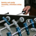 thumbnail image 2 of Miangastore Soccer Foosball Men Replacements Silver 4Pcs 16.3X0.2X0.2In, 2 of 8