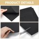 thumbnail image 4 of 10 hojas de papel aislante negro reciclable de 20 x 30 cm (7,87 x 11,8 pulgadas) para la confección de bolsos de cuero, embalaje y manualidades., 4 of 6