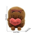 thumbnail image 2 of Pancake and Choco Plush Pillow, 7 Inch Cute Chocolate and Pancake in Love Plushies Toy, Soft Stuffed Animal Pillow Gift for Fans,Christmas Home Decorative, 2 of 7