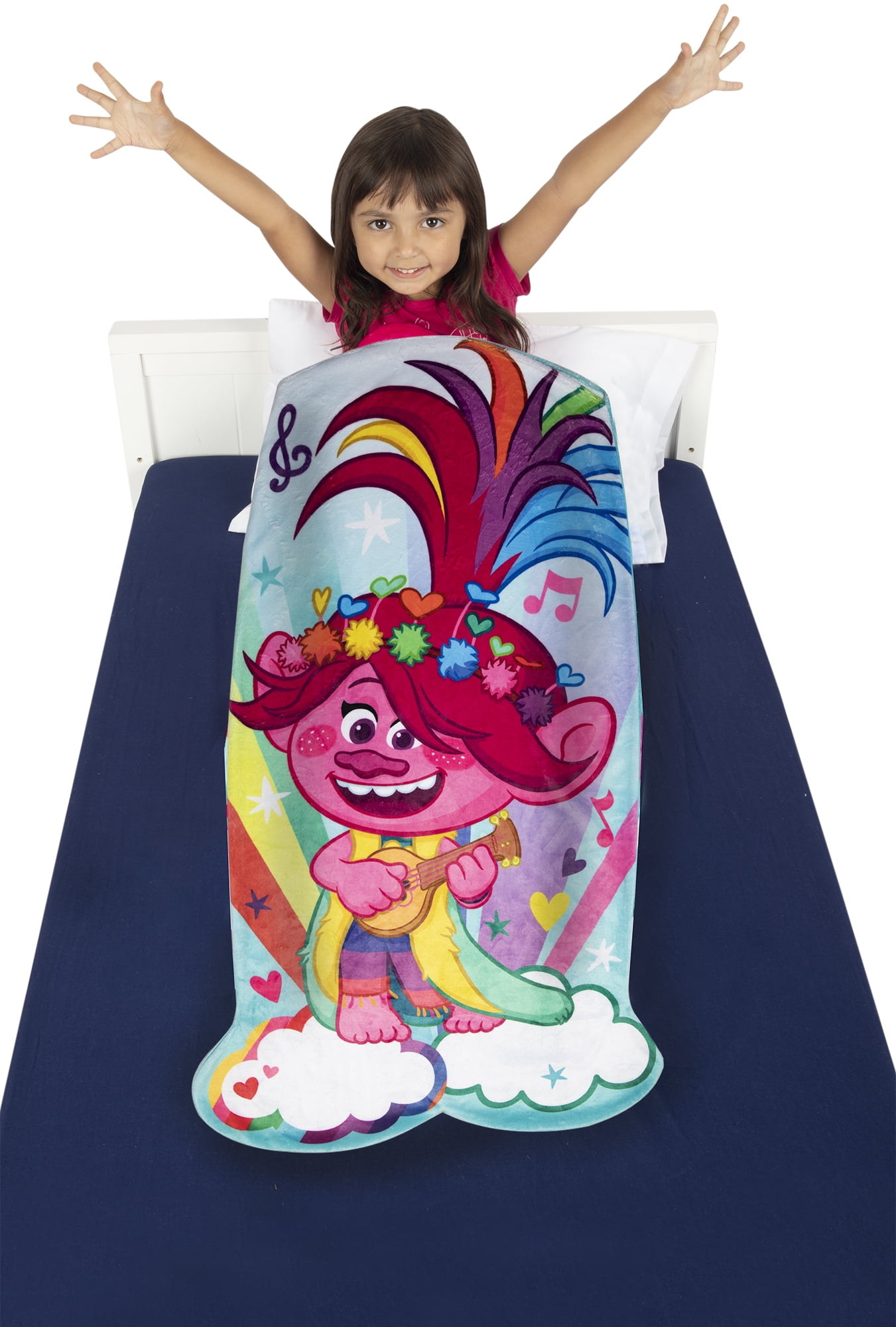 Trolls Poppy Cuddle Up Slumber Pal Toddler Kids Multicolor