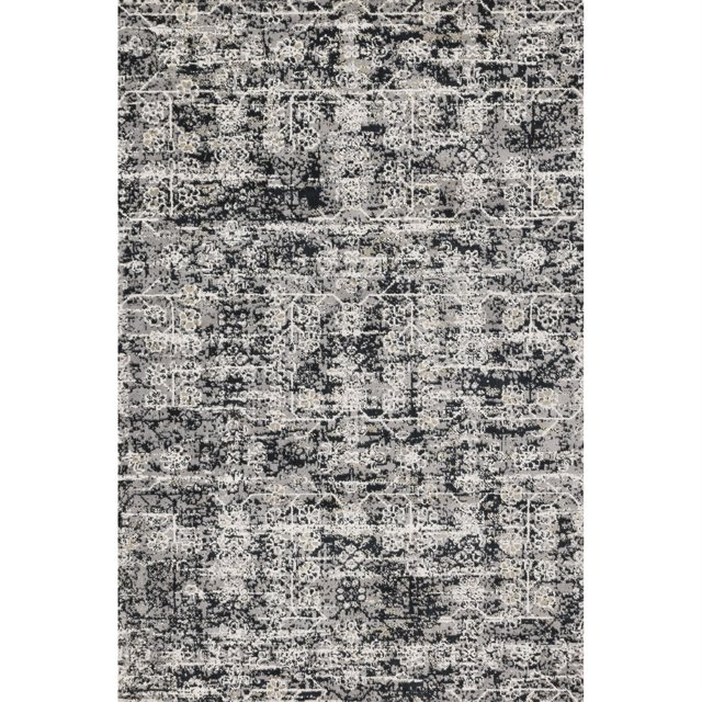 Torrance Gray / Ink - 1'-6 "x 1'-6" Sample Swatch Loloi TORRTC-03GYIK160S