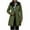 XQRN1-Green, variant on Meichang Winter Coats for Women with Hood Sherpa Fleece Lined Puffer Jackets Warm Thickened Windproof Petite Women Outerwear Full Zip Padded Jacket with Pockets