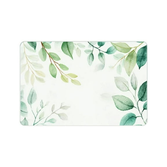 FCXZI Eucalyptus bath mat Super absorbent diatomaceous earth bath mat Non-slip door mat Quick drying bath mat Shower bath kitchen bathroom mat 24x16in