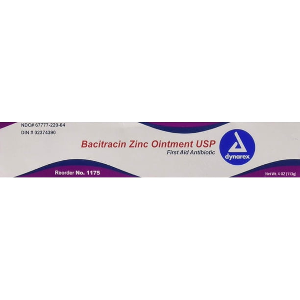 Dynarex Bacitracin Zinc Ointment, 4 oz