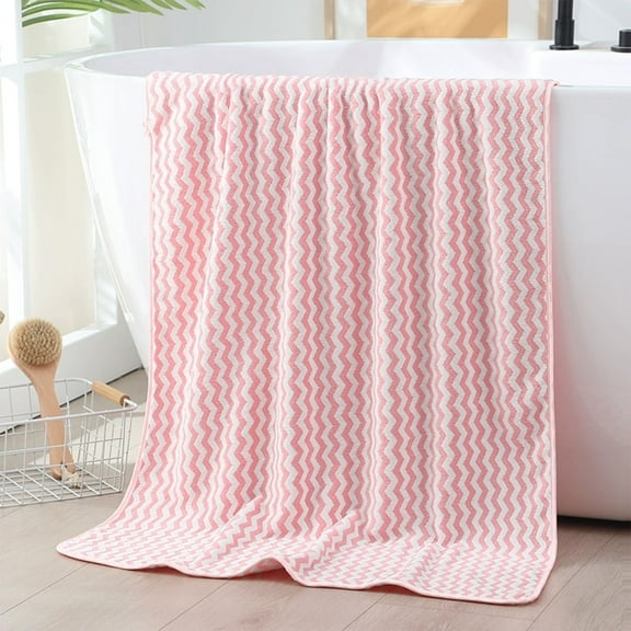 PONPRNGY Silk Hemming Bath Towels for Bathroom - 27 x 55 inches - Light Thin Quick Drying - Soft Microfiber Absorbent Towel for Bath Fitness, Sports, Yoga, Travel, Gym