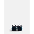 thumbnail image 4 of Wonder Nation Toddler Girls Velvet Bow Ballet Flats, 4 of 5