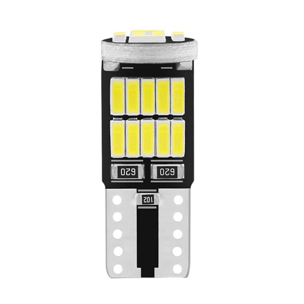 T10 W5W Puerta de coche Luz lateral 26 SMD 4014 Instrumento Luces Bombilla 12V para automóviles Auto JShteea Accesorios para autos y motos