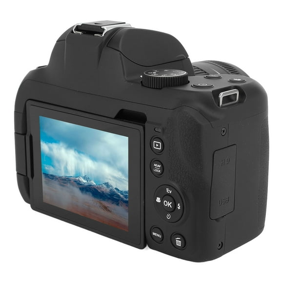 Cámara Digital, Estabilización De Imagen Lapso De Tiempo Cámara Con Zoom Digital Cámara Web 4K 72MP HD Para Fotografía