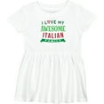 thumbnail image 3 of Inktastic Italy Love My Awesome Italian Family Girls Baby Dress, 3 of 5