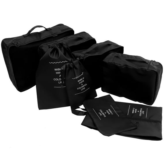 Masteelf  8 Pcs Bag Waterproof Travel Storage Eight-piece Clothing Organization Set