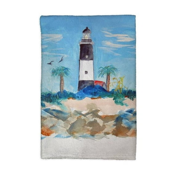 Betsydrake KT1121 16 x 25 in. Tybee Lighthouse, GA Kitchen Towel