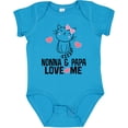 thumbnail image 3 of Inktastic Nonna and Papa Love Me Grandchild Kitty Girls Baby Bodysuit, 3 of 5