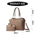 thumbnail image 2 of Nuevo bolso de cuero de PU con bolso de mano de gran capacidad y bolso de cadena femenino, 2 of 5