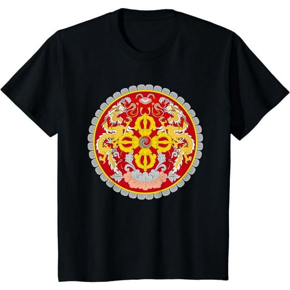 Bhutan Coat of arms Tee Flag Bhutanese T-Shirt