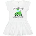 thumbnail image 3 of Inktastic Grandpa's Little Farmer- Green Tractor Girls Toddler Dress, 3 of 5