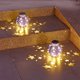 thumbnail image 4 of Luces solares para exteriores, linterna de mesa solar para exteriores, luz de llama parpadeante, maceta redonda con lámpara de mesa LED amarilla cálida para jardín, decorativa para jardín, patio, luz, 4 of 6