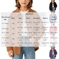 thumbnail image 3 of Wilark Girls Fall Corduroy Shirt Jackets Loose Fit Lightweight Long Sleeve Collared Casual Trendy Kids Shackets with Pockets Blue 10, 3 of 7