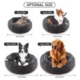 thumbnail image 3 of Pet Dog Bed Cat Bed, Round Plush Dog Beds for Small Medium Large Dogs and Cats, Donut Calming Puppy Bed Washable Gray, 3 of 10