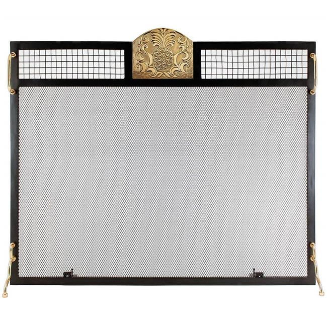 Minuteman Ses 3830ap Pineapple Emblem Fireplace Screen 44 - Fireplace Screen Mesh Canada Minuteman Ses 3830ap Pineapple Emblem Fireplace Screen 44 - Fireplace Screen Mesh Canada