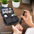 thumbnail image 4 of USA GEAR Diabetic Supplies Travel Case for Glucose Monitor Kit, Testing Strips and more - Black, 4 of 8