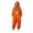 14-Orange, variant on ibiyuan Pumpkin Jack O Lantern Hooded Outfit Adult Plush Halloween Pumpkin Pajamas with Hood One Piece Jumpsuit