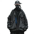 thumbnail image 2 of Niepce Inc Streetwear Mens Fashion Zip Up Hoodie Jacket Techwear Zipper Pocket Coat, 2 of 10
