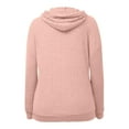 thumbnail image 7 of Taqqpue Girls Boys Hoodies Casual Solid Color Crewneck Pullover Loose Fit Long Sleeve Shirts Casual Oversize Hooded Sweatshirt for Kids 4-14Y, 7 of 7