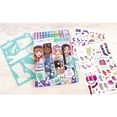 thumbnail image 3 of Make It Real: Fashion Design Sketchbook - Includes 180 Stickers & Stencils, Draw Sketch & Create, Fashion Coloring Book, Tweens & Girls Ages 6+, 3 of 7