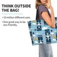 thumbnail image 2 of Fotbe Airplanes and Aviation Signs Bolsa Tote Estética de Lona con Estampado para Mujer - Bolsa Reutilizable de Hombro Casual para Vacaciones, Compras, Trabajo y Gimnasio, 2 of 8