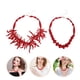 thumbnail image 4 of Collar de coral de verano, collar vintage de cuentas, gargantilla de playa, gargantilla de cuentas bohemias, colgantes de joyería para mujer, 4 of 7